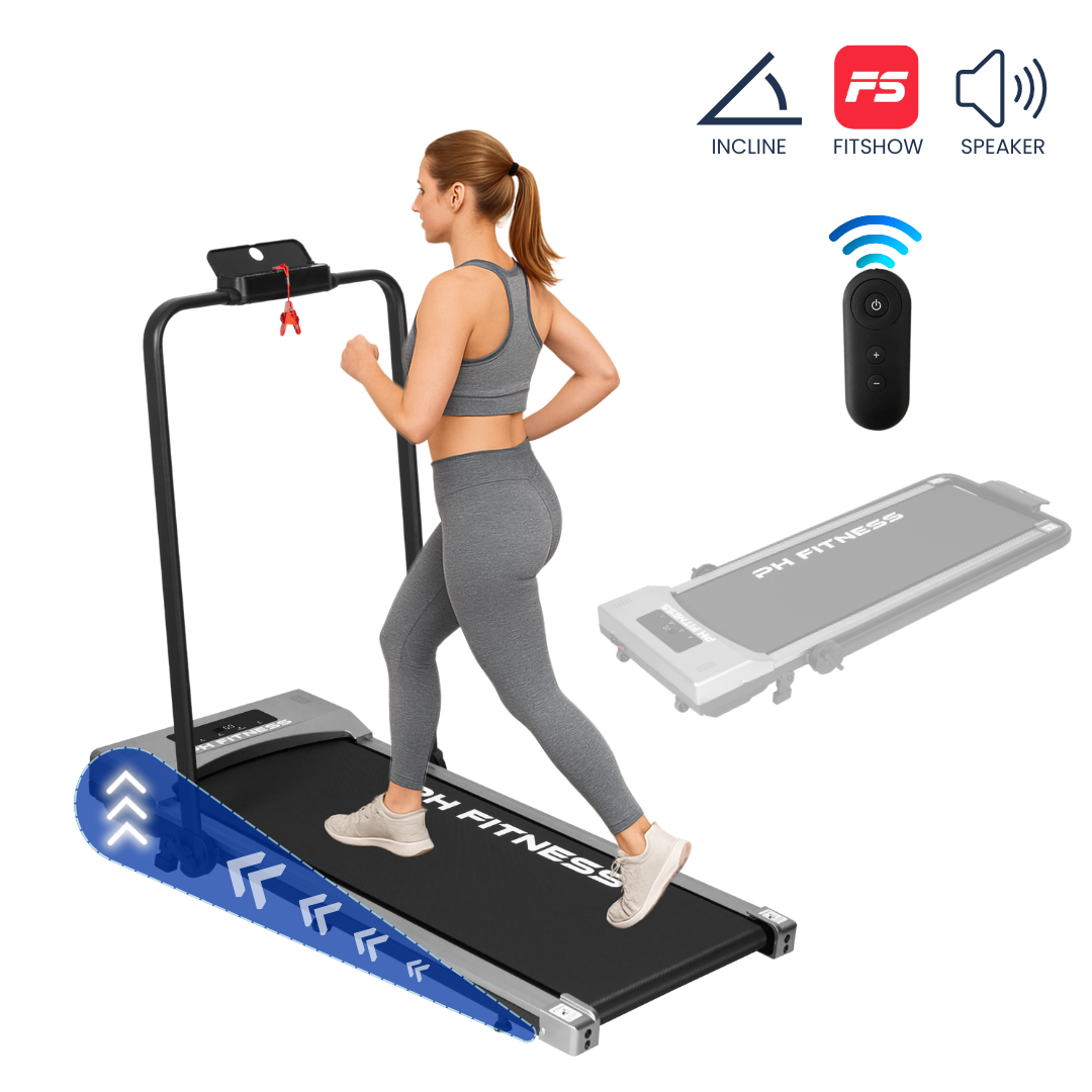 Loopband – Incline & Handmatige Helling - 12km/u – Opvouwbaar / Inklapbaar – CR-A1F-3 – Verkrijgbaar in 3 kleuren