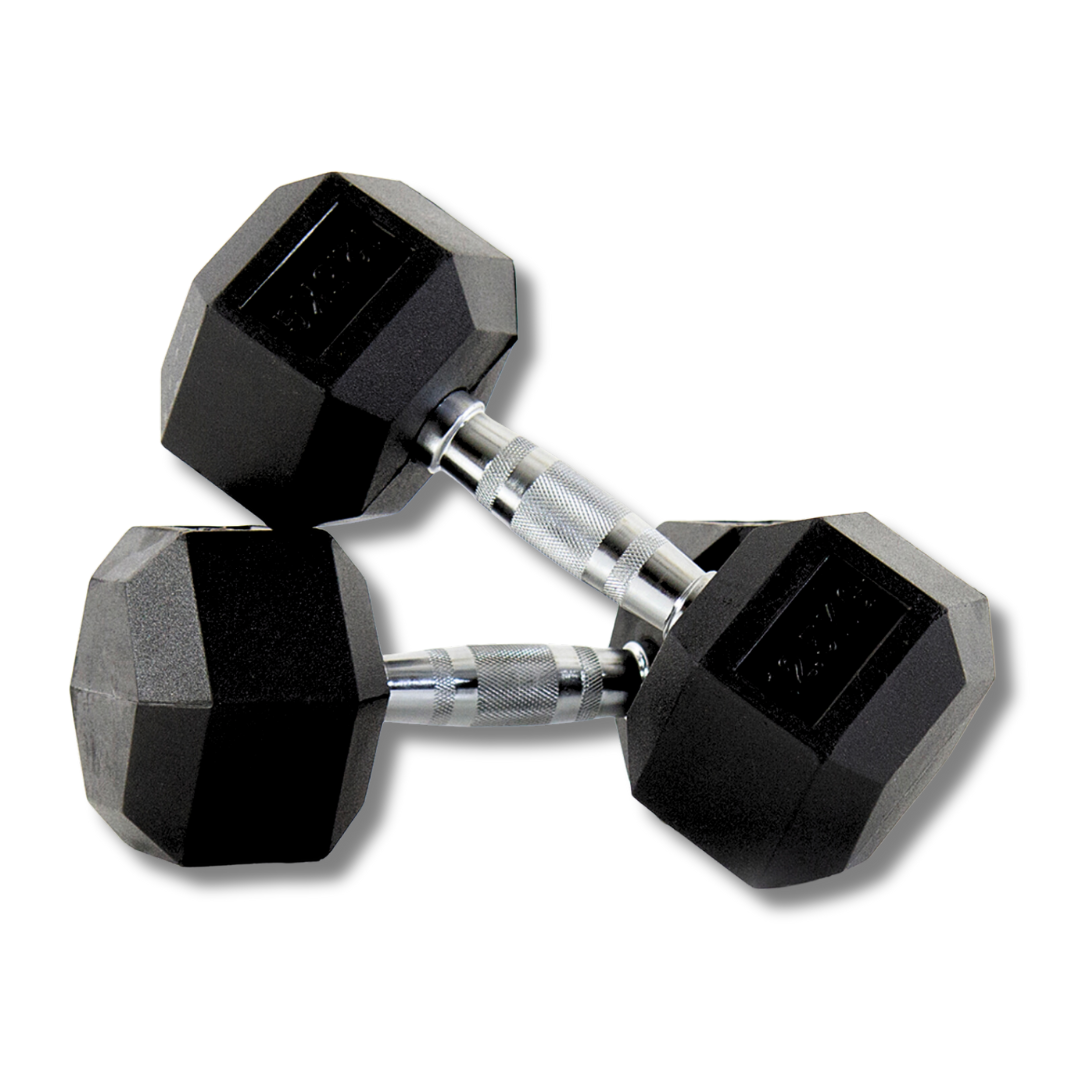 "Hexa 12.5 kg dumbbells set for progressive workouts"
