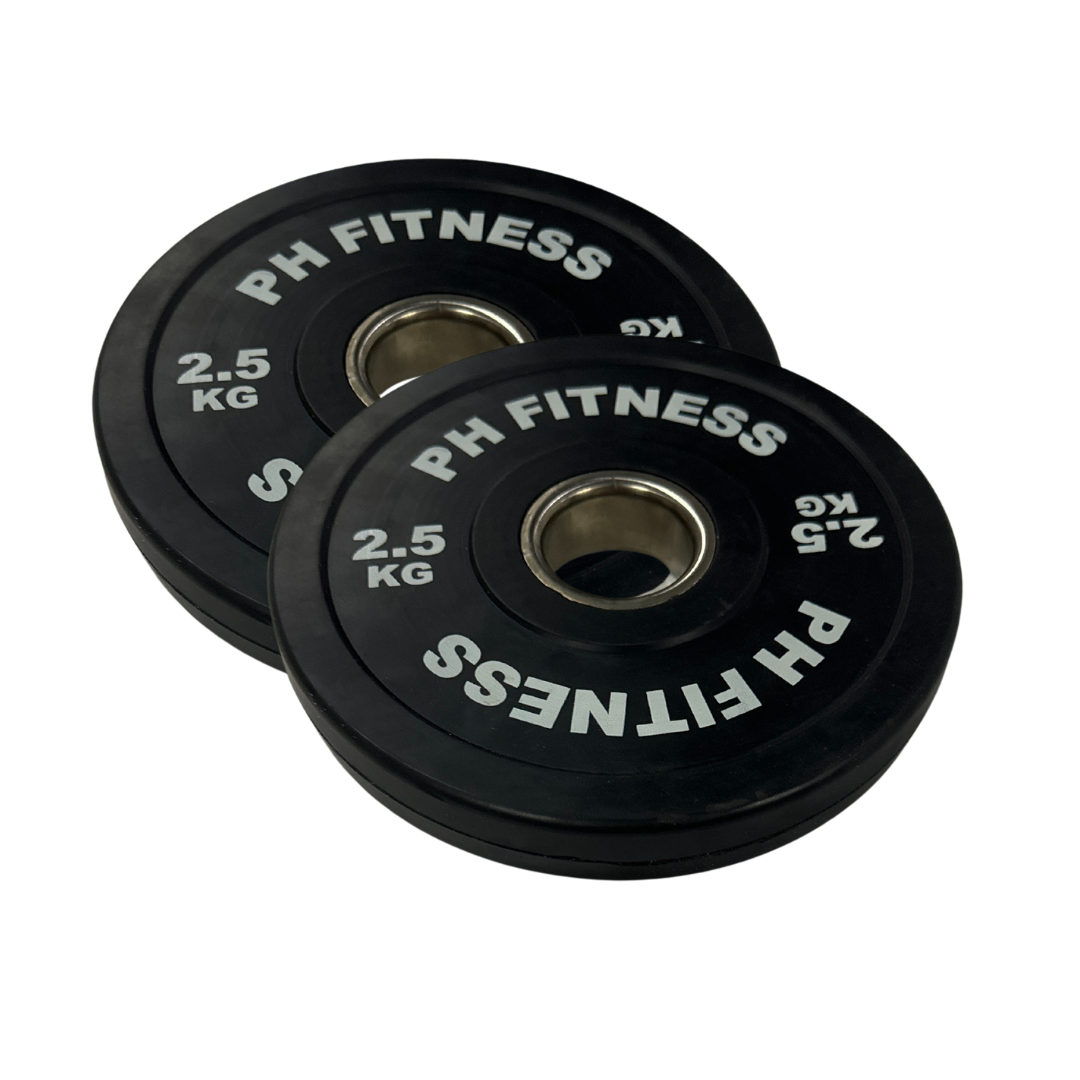 "PH Fitness Bumper Plates - Durable Weightlifting Plates for Strength Training"
