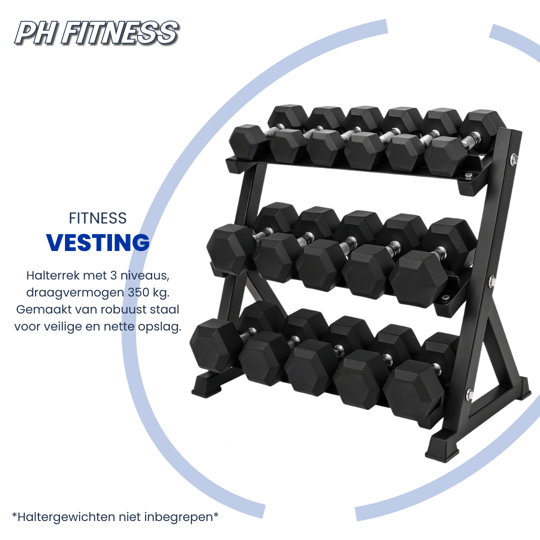 Dumbbell Rack - 3 laags