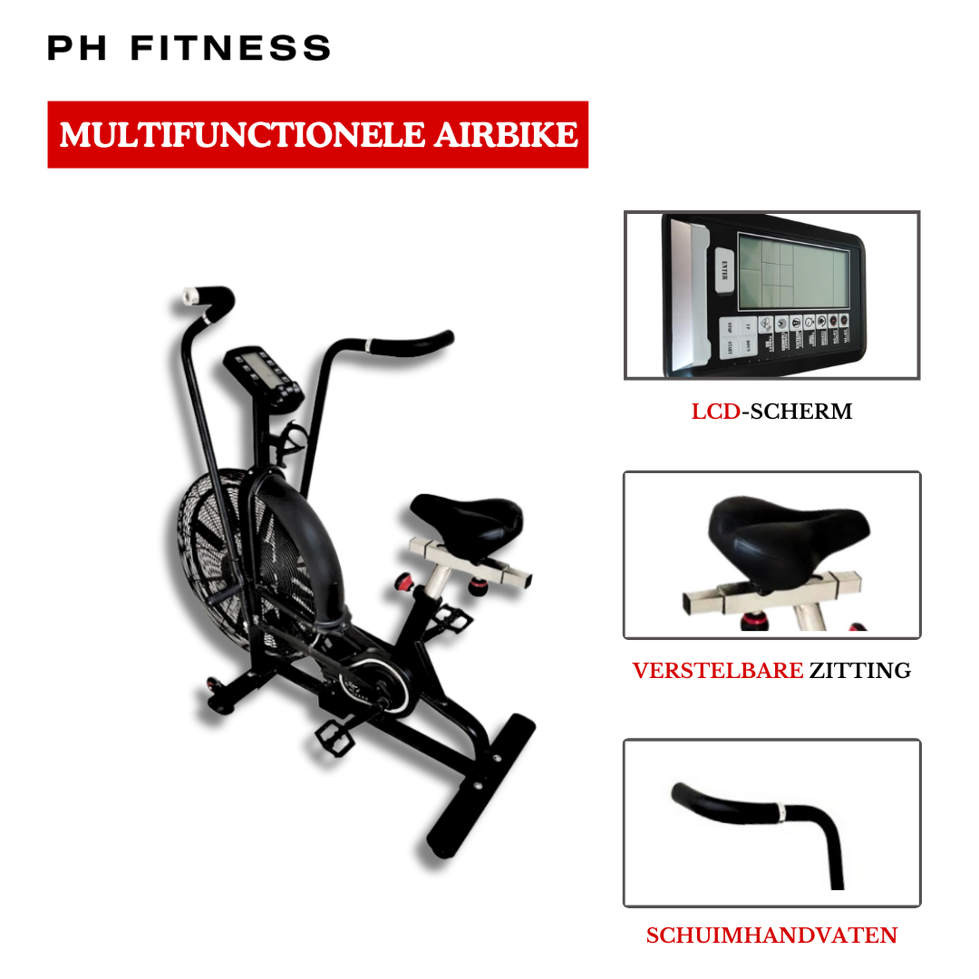 Airbike – Fitnessfahrrad – Fahrradtrainer – Heimtrainer – Crossfit – Airbikes