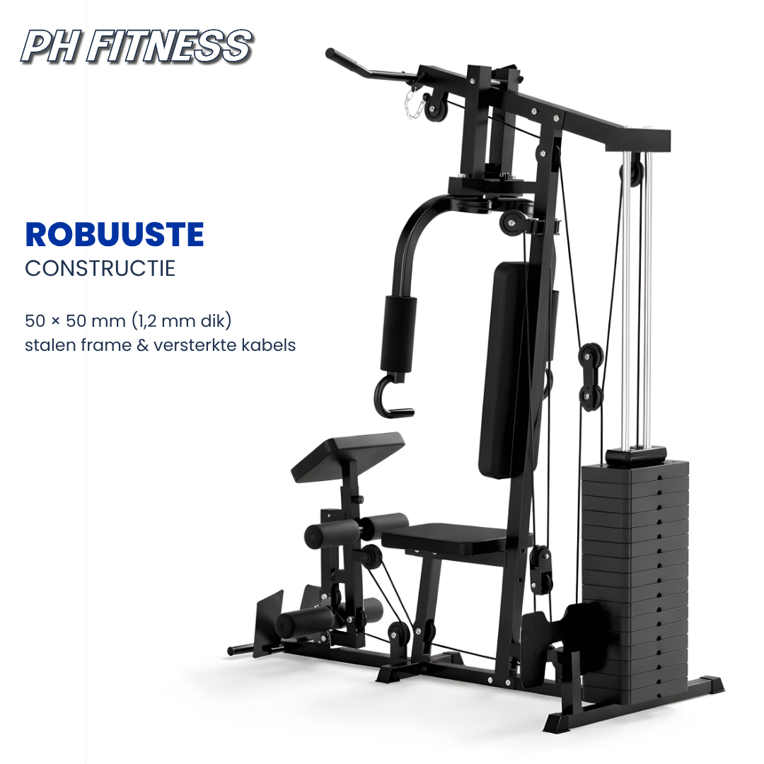 Multi-Gym Functional Trainer – 100 kg Gewichtsblock
