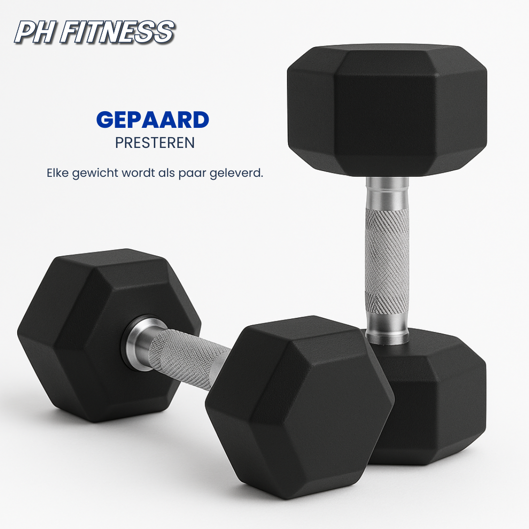 Hexa Dumbbell Sets - 2.5KG increments