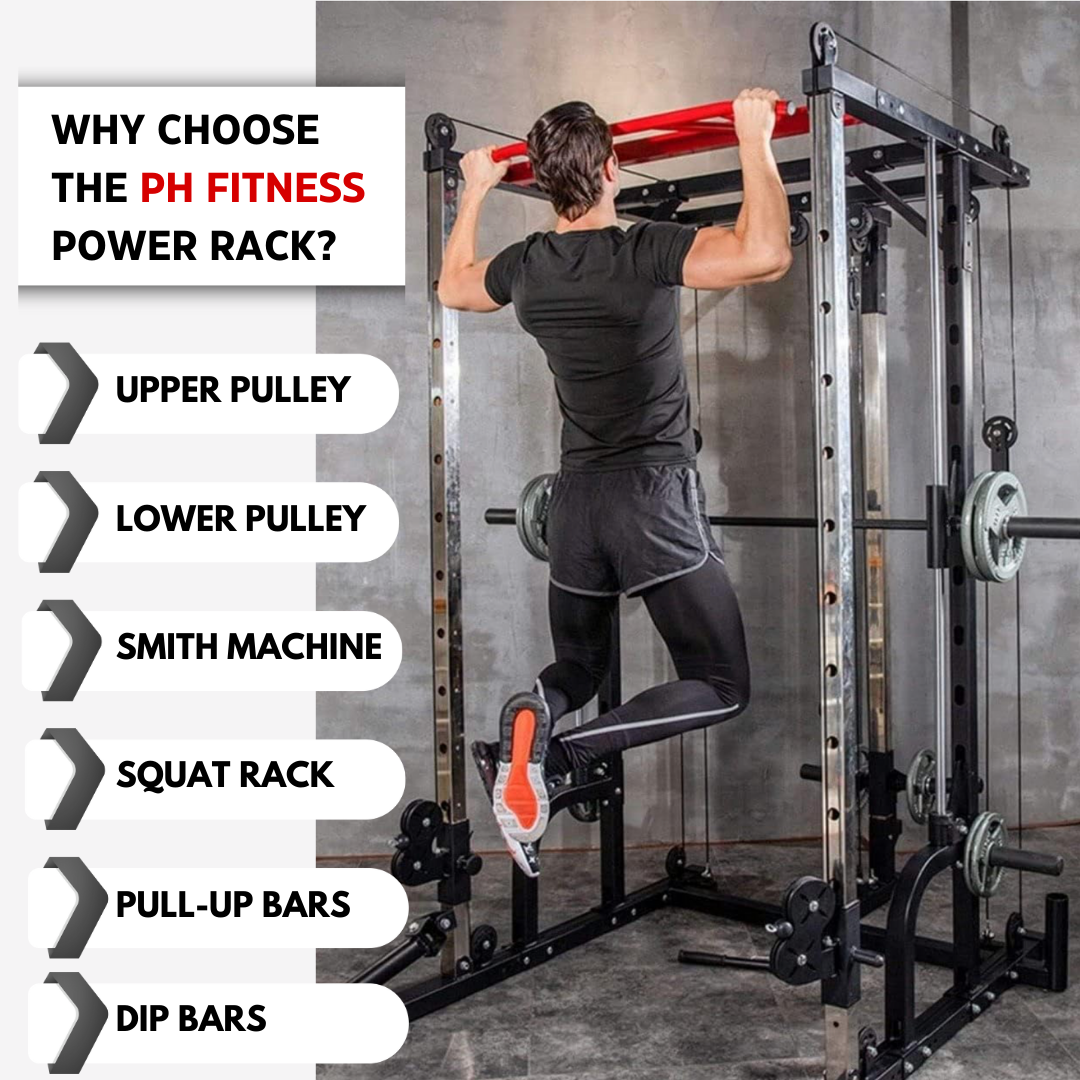 Power Rack met Smith Machine - PH Fitness