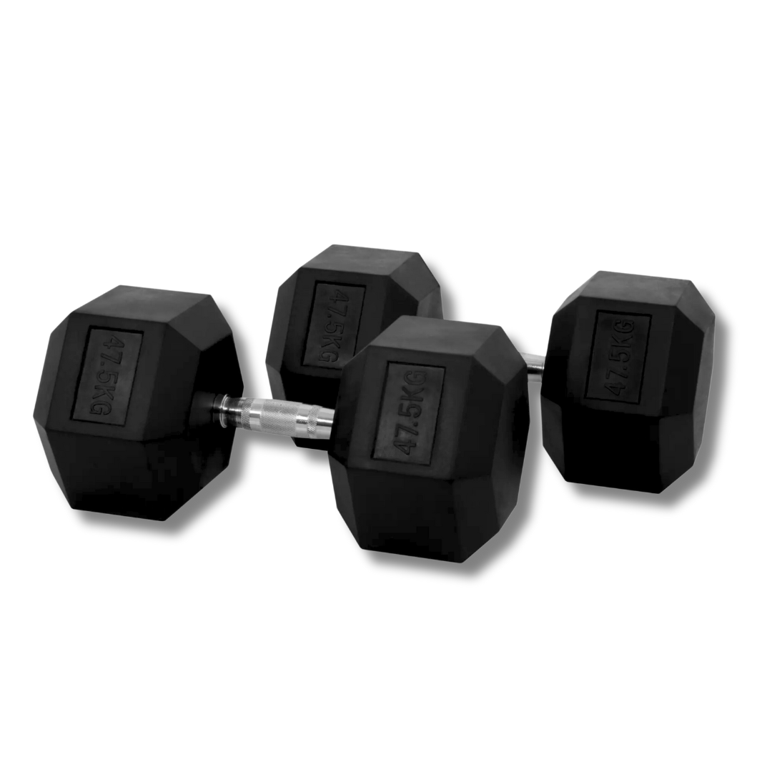 "Hex47.5_KGdumbbells for full-body workouts"
