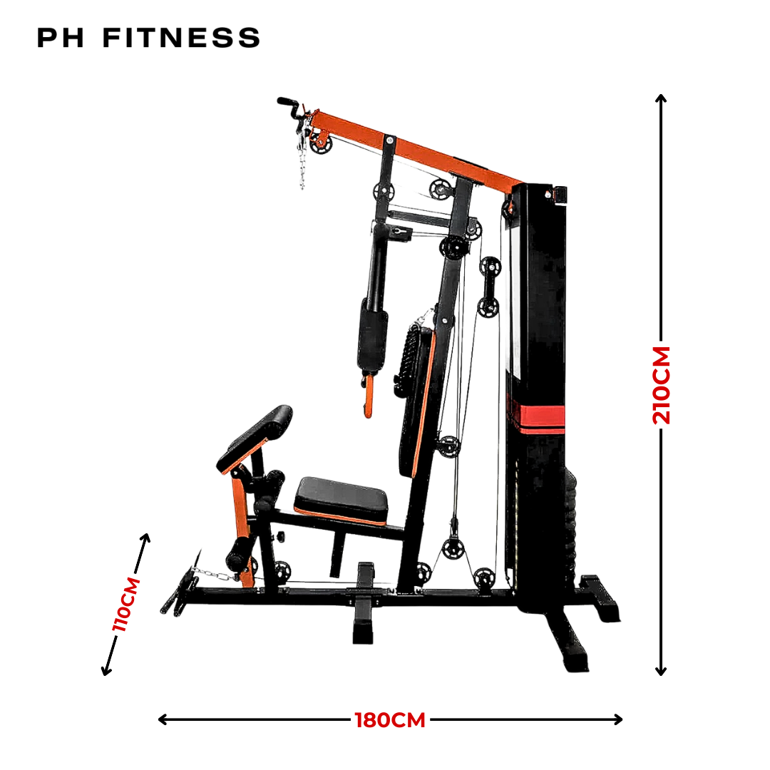 "High-Quality Krachtstation with Multiple Exercise Stations"
