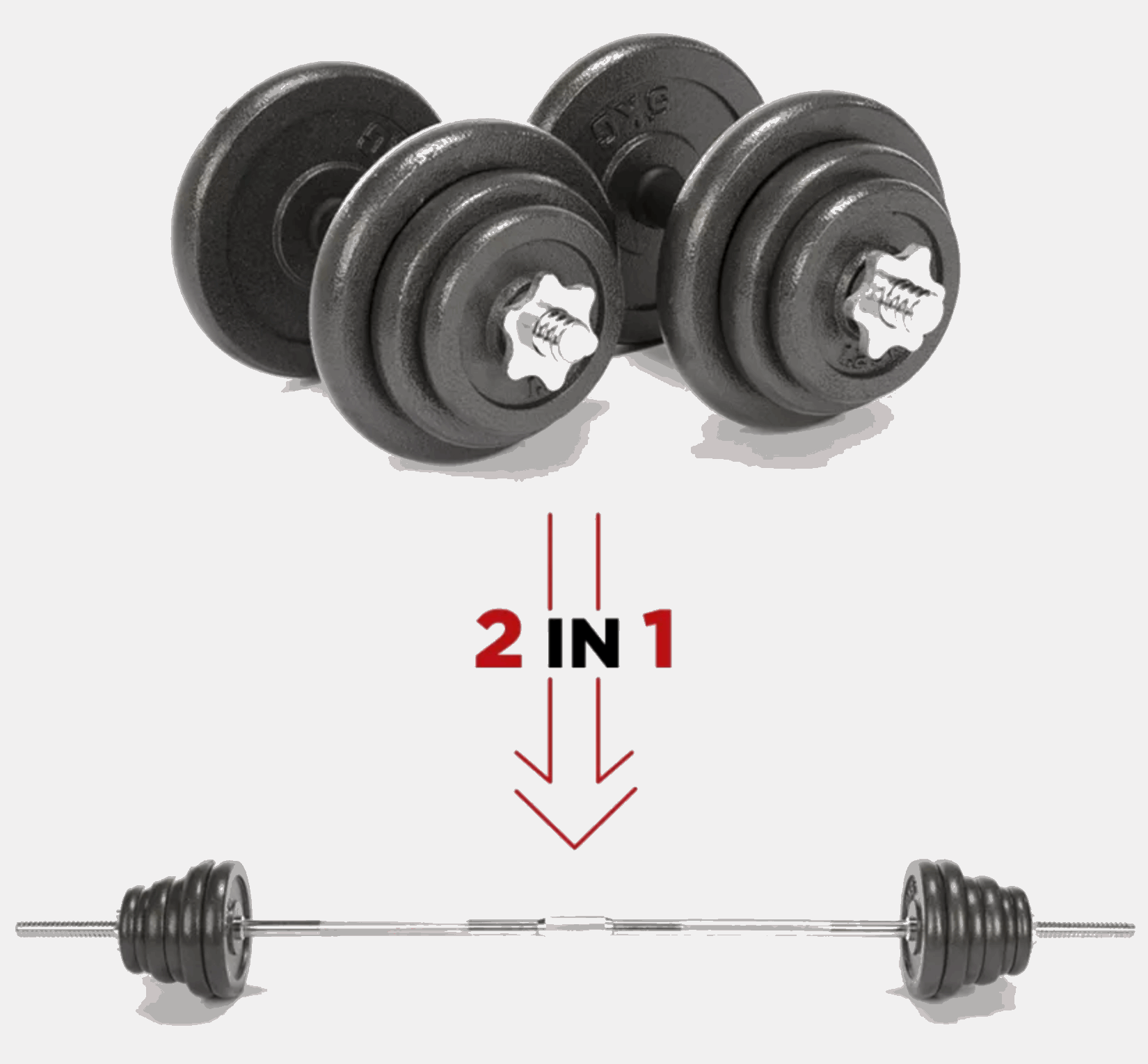 Home Dumbbell Set 50KG - PH Fitness