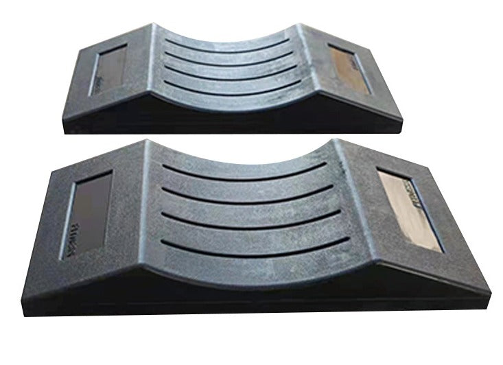 "Deadlift platform with non-slip surface for safe, stable lifting in home or commercial gyms"
