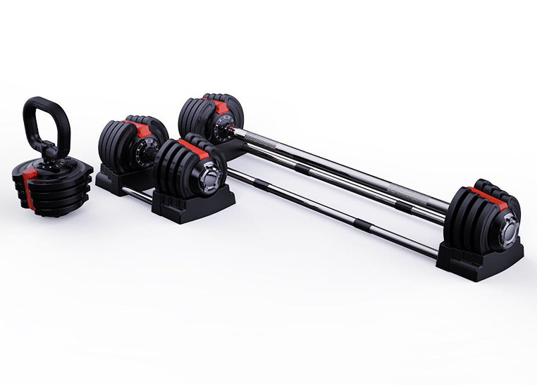 Verstelbare Dumbbell, Kettlebell & Halterset 20KG - PH Fitness