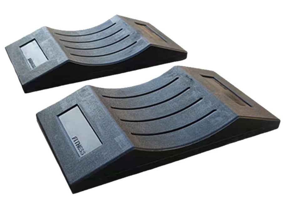 "Deadlift platform with non-slip surface for safe, stable lifting in home or commercial gyms"
