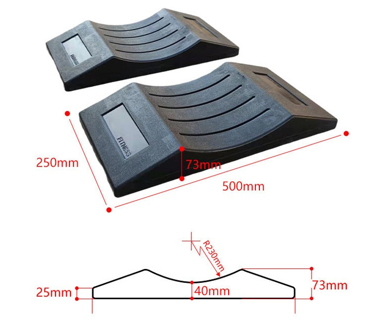 "Durable deadlift platform with compact size, designed to protect floors and reduce noise"