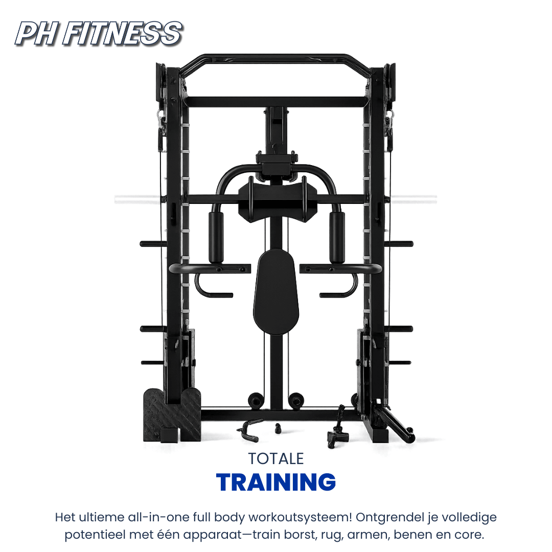 All-in-One Home Gym Power Rack - 160KG Weight Stack - Physical Sports Group B.V.