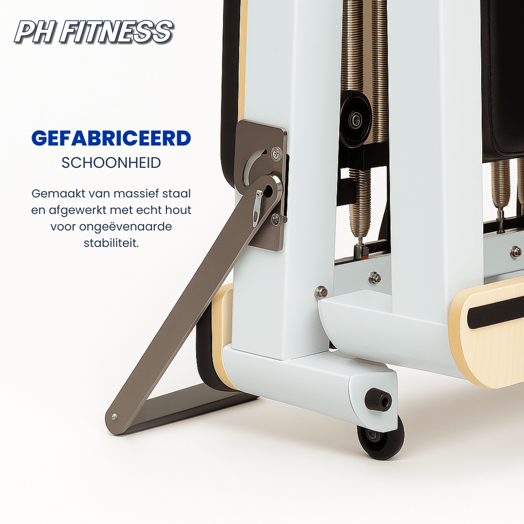 Aluminium Pilates Reformer - Foldable Edition - Physical Sports Group B.V.