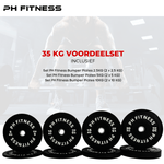 Bumper Plates PH Fitness Voordeelset - PH Fitness