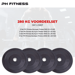 Bumper Plates Voordeelset - PH Fitness
