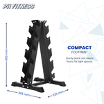 Dumbbell Torenrek – Compact & Professioneel Ontwerp (5 Paar) - PH Fitness