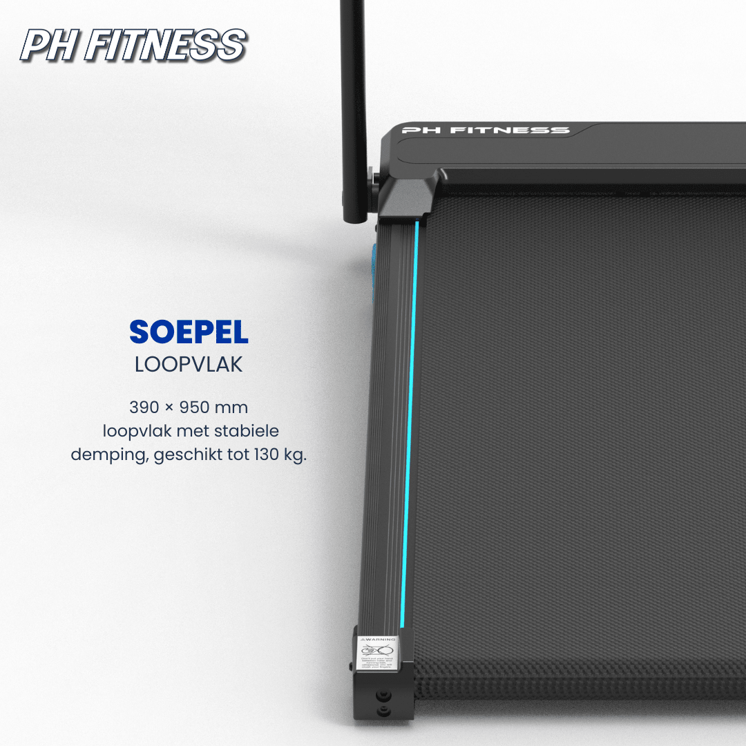 PH Fitness Endurance opvouwbare loopband tot 12 km/u – productbeeld 6