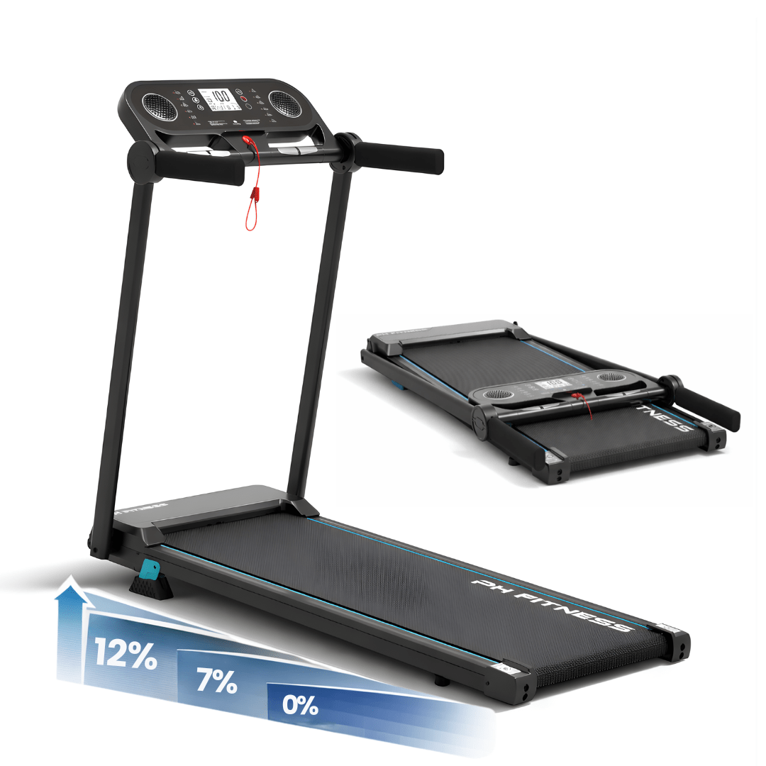PH Fitness Endurance opvouwbare loopband tot 12 km/u – productbeeld 1