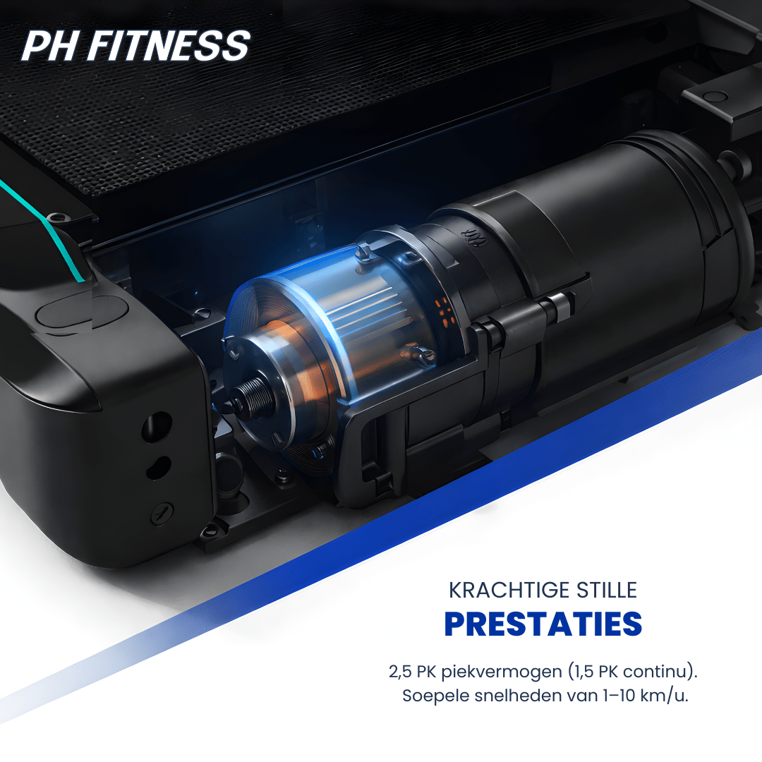 Fitrunner Loopband 10km/h Incline tot 12% - PH Fitness