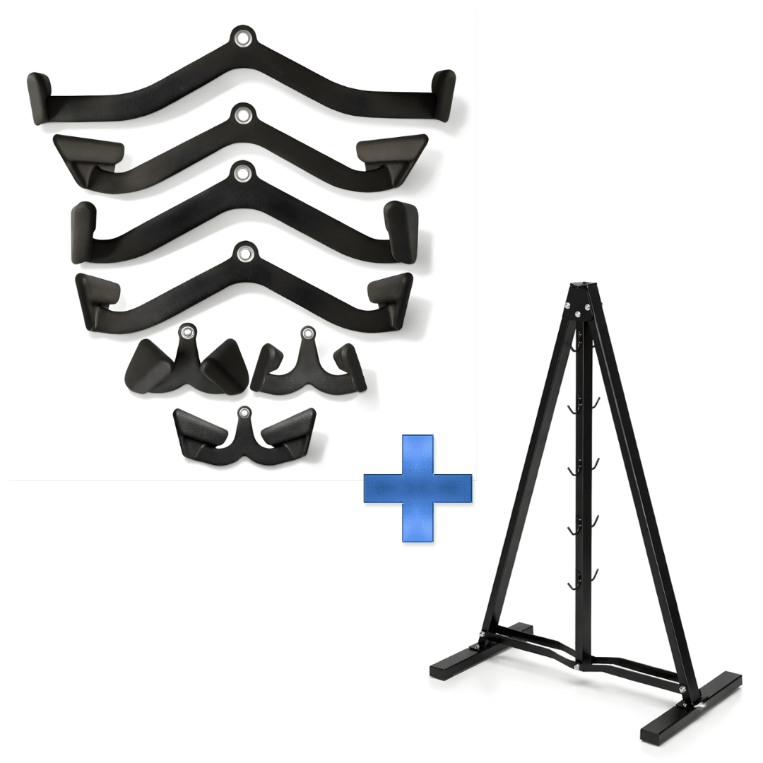 PH Fitness A-frame opbergrek met zeven Multi Grip lat- en rowgrepen