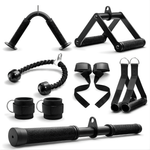 Kabel Accessoire Set 7 - Delig – Complete Cable Attachment Kit voor Home Gym, Krachttraining, Lat Pulldown, Triceps & Full Body Training - PH Fitness