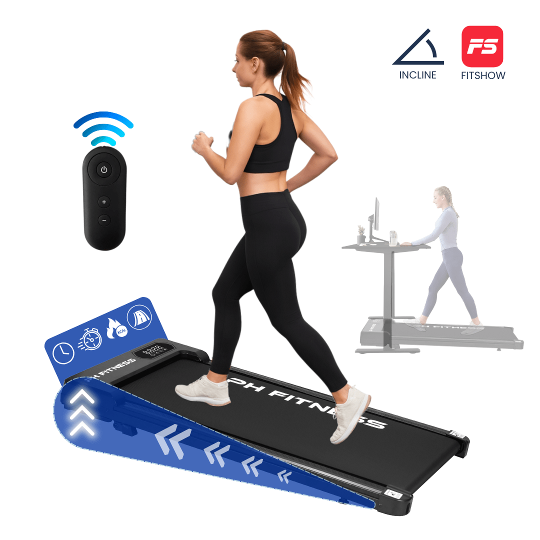 Loopband – 8 km/u – Incline & Handmatige Helling – Opvouwbaar / Inklapbaar – B3 – Verkrijgbaar in 3 kleuren! - PH Fitness