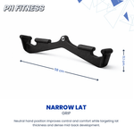 Multi Angle Kabelgreep Set PRO 5 - Delig met Carabiners – Ergonomische Kabelgrepen voor Lat Pulldown, Rows, Rugtraining & Fitness - PH Fitness
