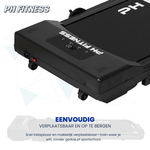 PH Fitness Loopband – 8 km/u - Incline & Handmatige Helling – Black / Zwart – Walking Pad – Loopband voor Thuis – Loopb - PH Fitness