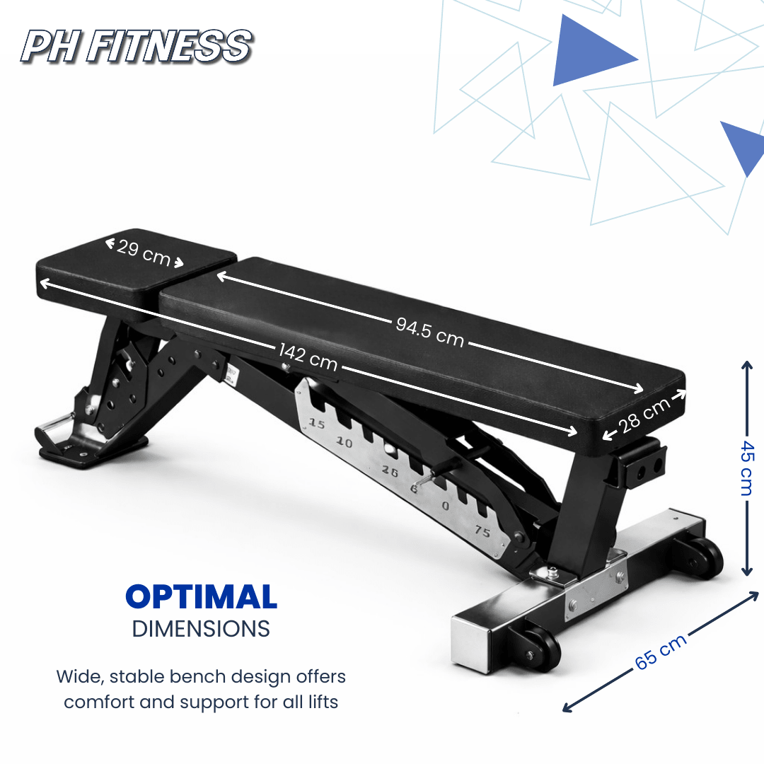 Bench Fh EXPERT046 Heavy Duty Adjustable Bench – PH Fitness