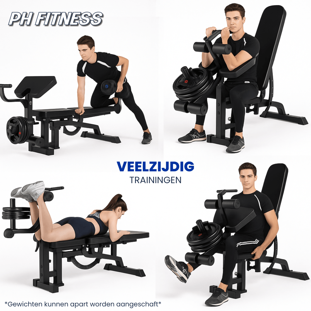 PRO530-2 Adjustable Bench - With Attachment - Physical Sports Group B.V.