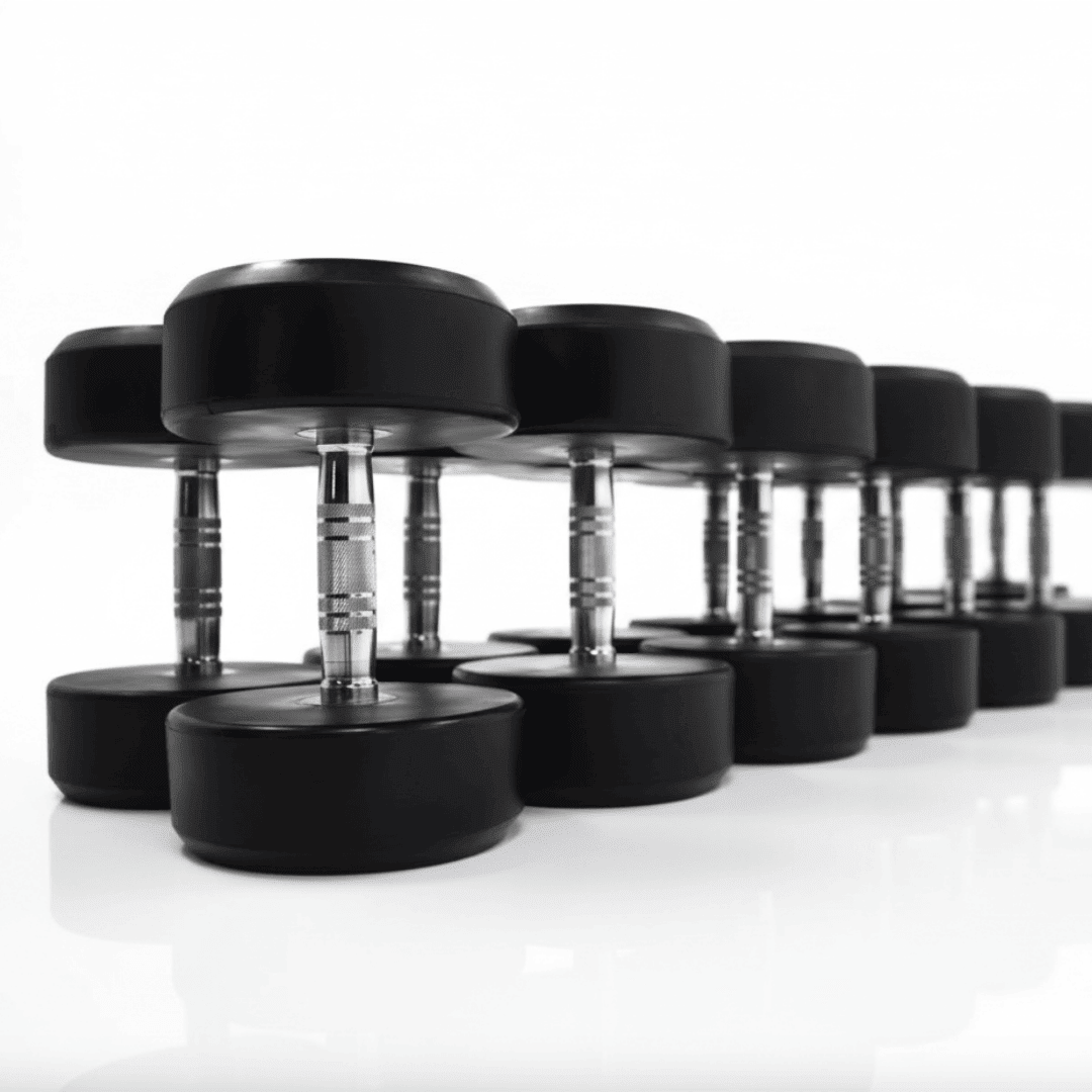 Ronde Dumbbell Set 2–10 kg met Rack – Compacte Halterset 60 kg met Vaste Gewichtsstappen voor Revalidatie, Fitness & Thuis Training - PH Fitness