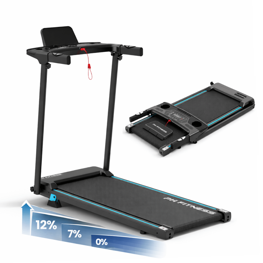 SmartRun Loopband 12km/h Incline tot 12% - PH Fitness