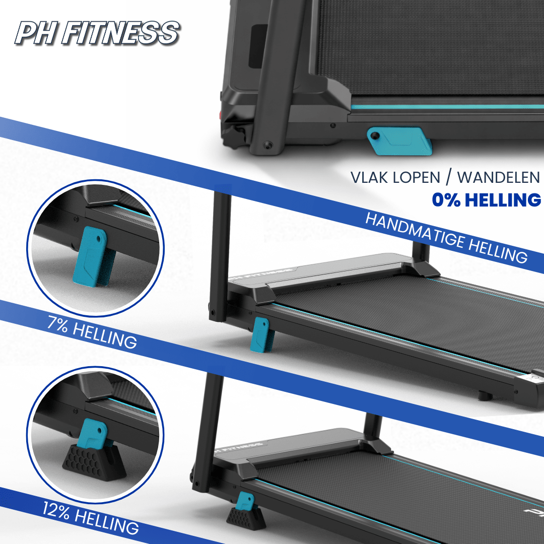 PH Fitness SmartRun opvouwbare loopband tot 12 km/u – productbeeld 3