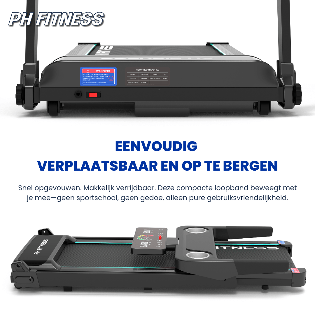 TH-900 Treadmill Foldable Edition - 12 km/u - Physical Sports Group B.V.