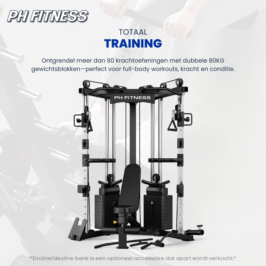 V-Frame Cable Crossover - 160KG Weight Stack - Physical Sports Group B.V.