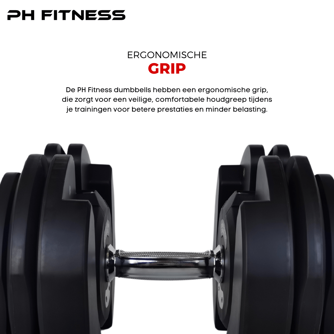 Fitby Dumbells 15 KG - Halterset voor Home Gym Fitby Dumbells 15 KG - Halterset voor Home Gym
