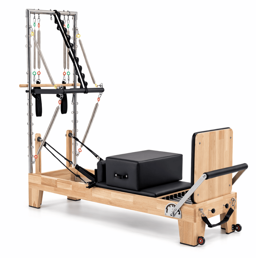 Wooden Pilates Reformer - Half Trapeze Tower - Physical Sports Group B.V.