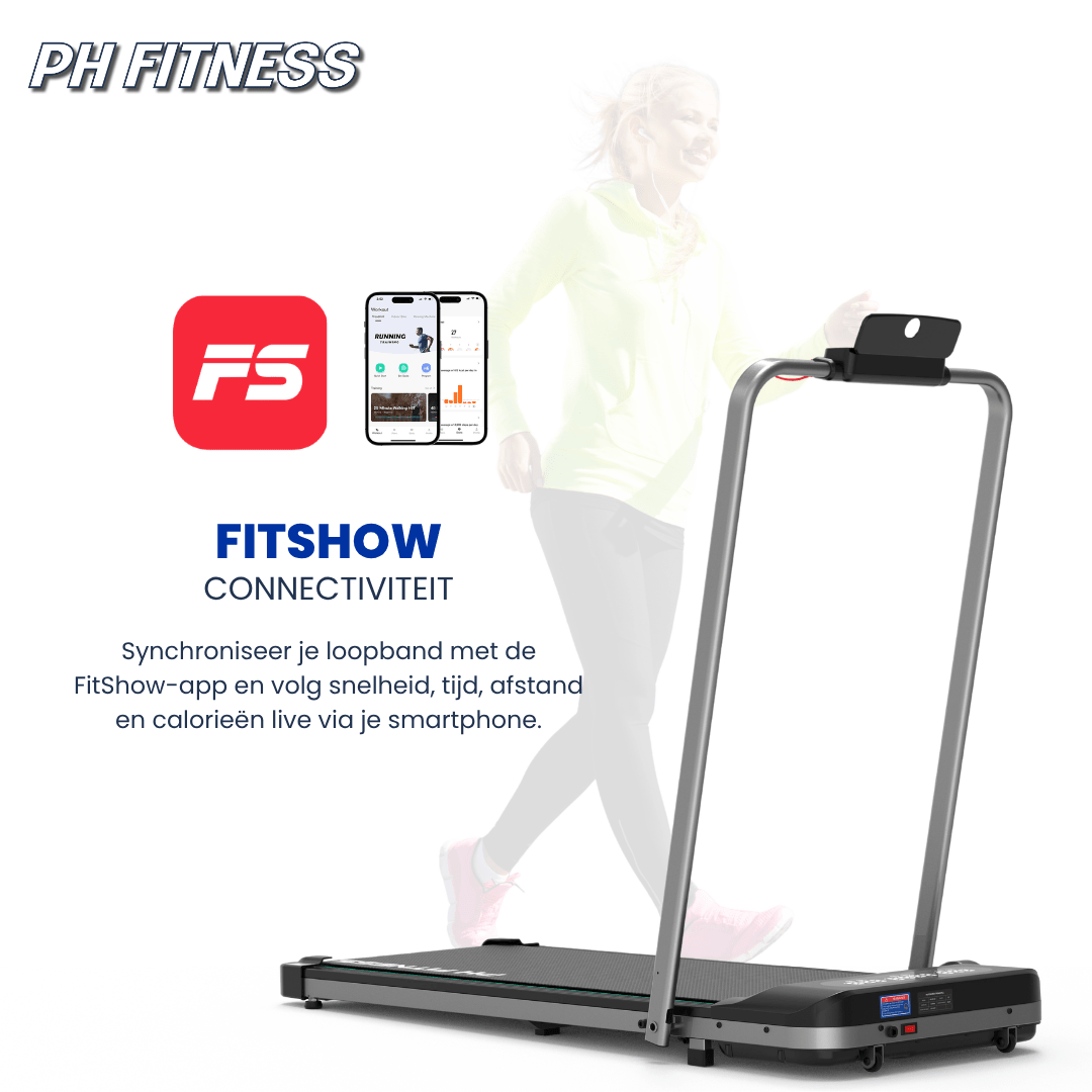 WP-400 Treadmill Foldable Edition - 8 km/u - Physical Sports Group B.V.